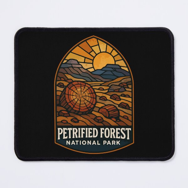 Item preview, Petrified Forest National Park Arizona Stained Glass Art designed and sold by TomFrontierArt.