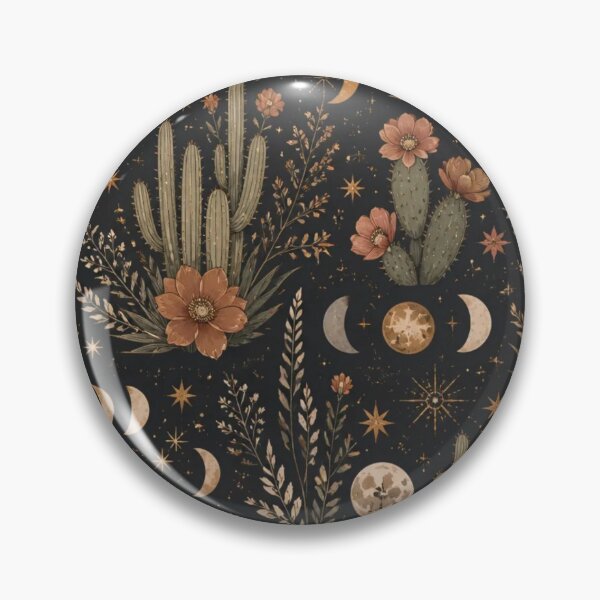 Item preview, Desert Moon Botanica Celestial Pattern designed and sold by StickyGuys.