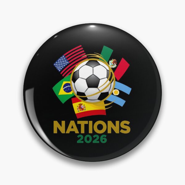 Item preview, USA Mexico Brazil Argentina Spain 2026 Soccer Nations T-Shirt designed and sold by Nexus Space.