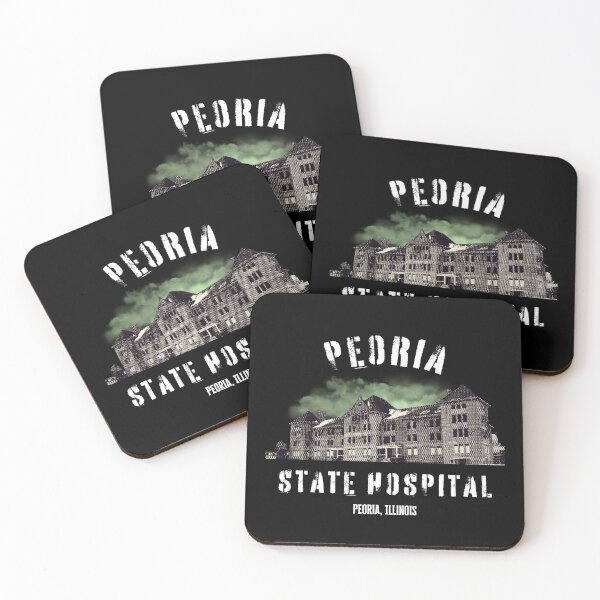 Item preview, Hospital Estatal de Peoria (Peoria, Illinois) Edificio Bowen Gráfico principal designed and sold by GhostlyWorld.