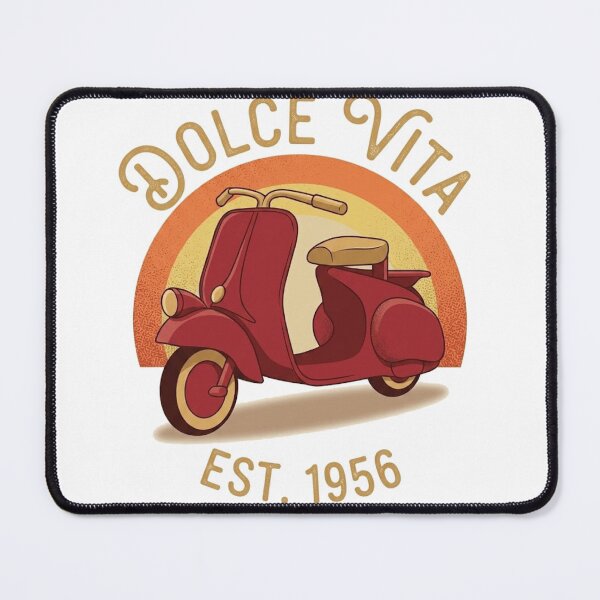 Item preview, Dolce Vita Vintage Red Scooter 1956 designed and sold by katiecorners.