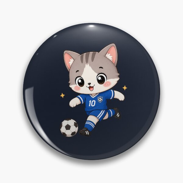 Item preview, Cute Kawaii Soccer Cat Number 10 designed and sold by Seculinator.