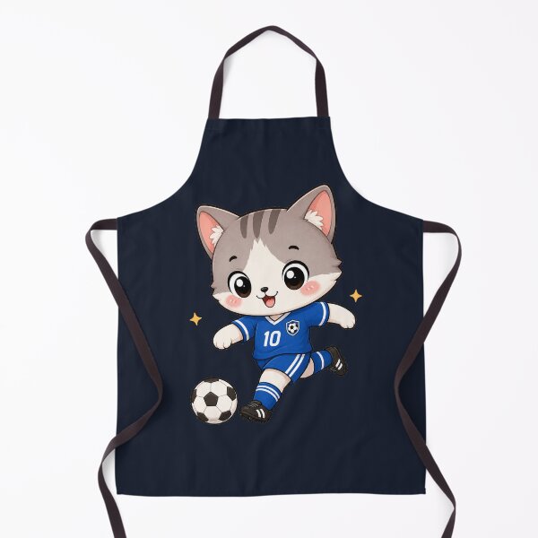 Item preview, Cute Kawaii Soccer Cat Number 10 designed and sold by Seculinator.