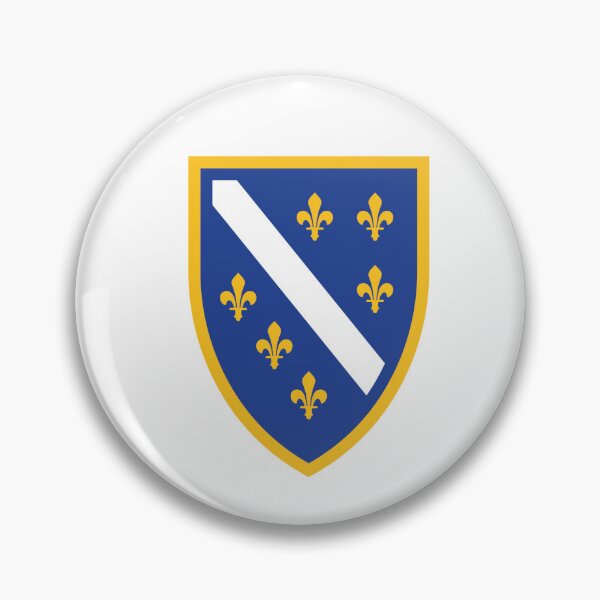 Item preview, ​Bosnia And Herzegovina Historical Coat Of Arms designed and sold by Color World.