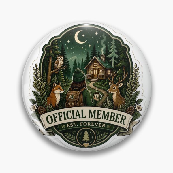 Artikelvorschau, Offizielle Mitgliedschaft im Introvert Forest Club entworfen und verkauft von StickyGuys.