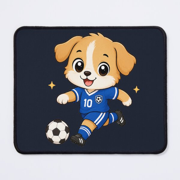 Item preview, Cute Kawaii Soccer Dog Number 10 designed and sold by Seculinator.