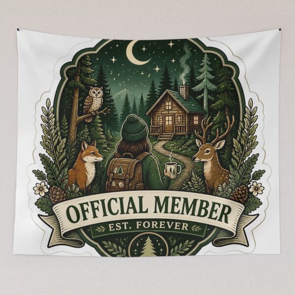 Item preview, Official Introvert Forest Club Membership designed and sold by StickyGuys.