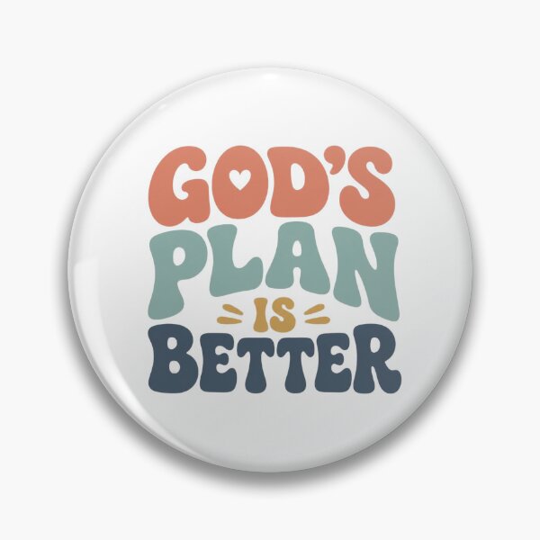 Item preview, God's Plan Is Better Christian Faith Shirt designed and sold by Illustrated Faith.