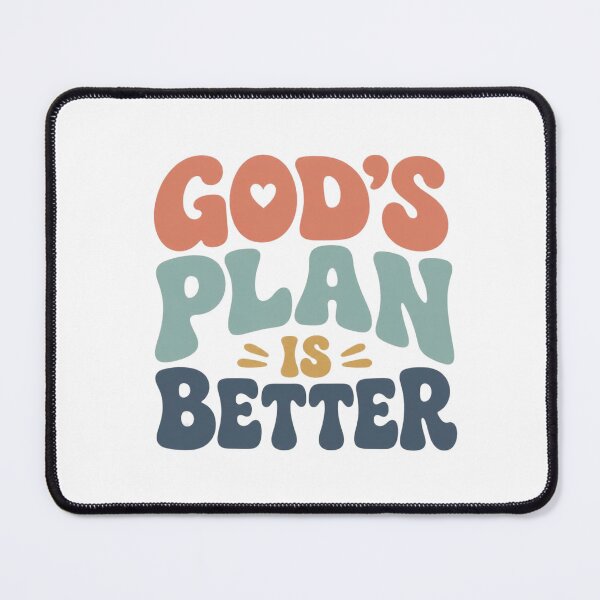 Item preview, God's Plan Is Better Christian Faith Shirt designed and sold by Illustrated Faith.