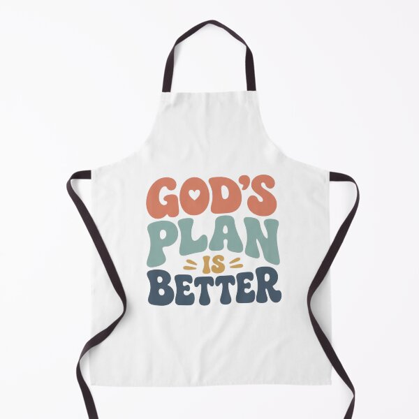 Item preview, God's Plan Is Better Christian Faith Shirt designed and sold by Illustrated Faith.