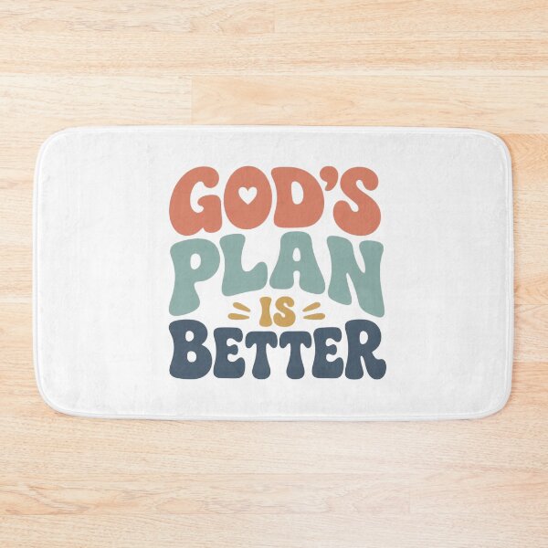 Item preview, God's Plan Is Better Christian Faith Shirt designed and sold by Illustrated Faith.