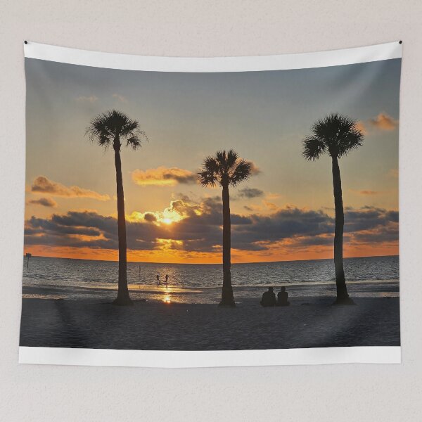 Item preview, Sunset and Palm Trees designed and sold by Alla Gill.