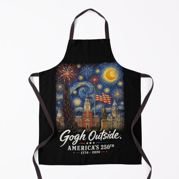 Item preview, Gogh Outside Americas 250th Starry Night Fourth of July Patriotic designed and sold by Ali-printshop.