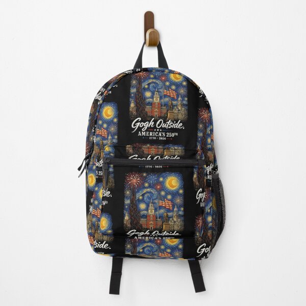 Item preview, Gogh Outside Americas 250th Starry Night Fourth of July Patriotic designed and sold by Ali-printshop.