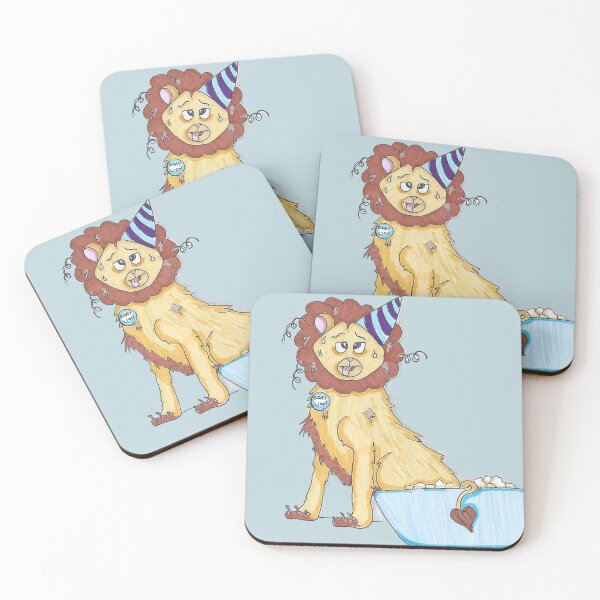 Item preview, Leon The Lion - Hand Drawn Party Animal designed and sold by AJPrettyObscene.