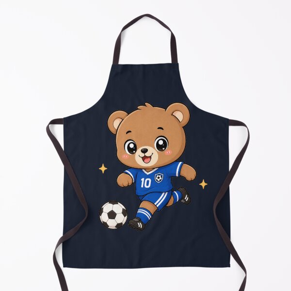 Item preview, Cute Kawaii Soccer Bear Number 10 designed and sold by Seculinator.