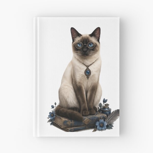 Item preview, Siamese Cat With Glasses designed and sold by VelarisMoon.