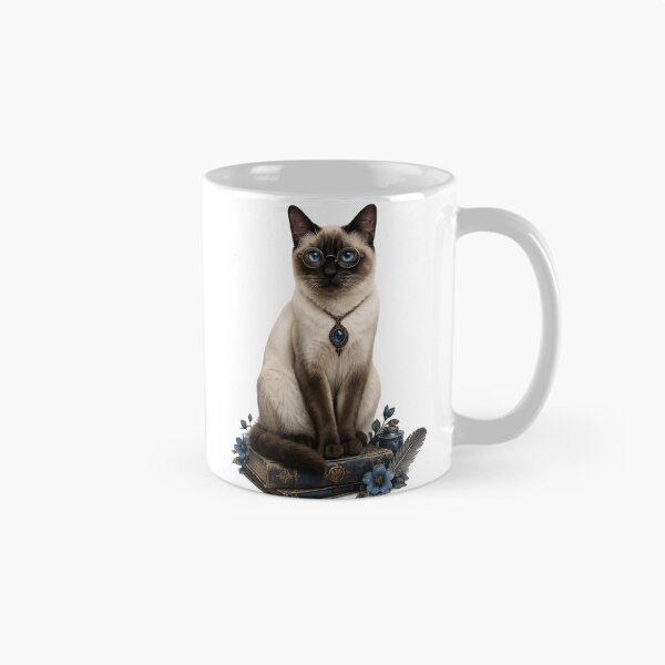 Item preview, Siamese Cat With Glasses designed and sold by VelarisMoon.
