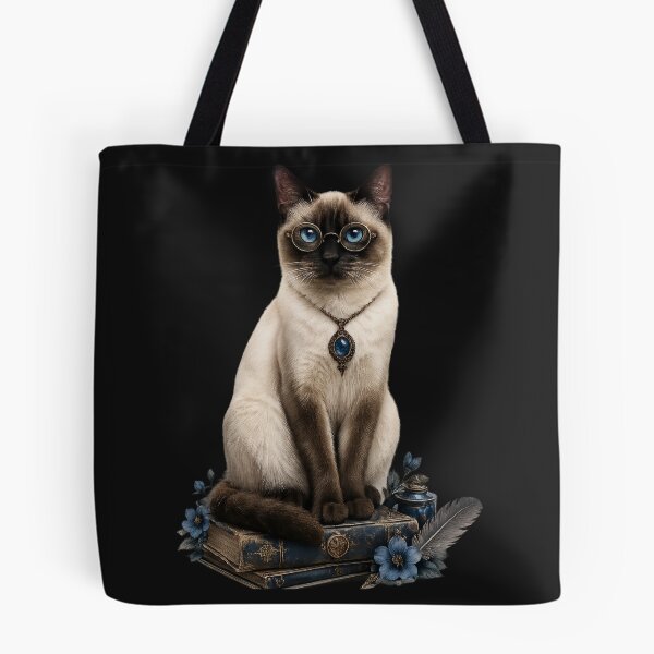 Item preview, Siamese Cat With Glasses designed and sold by VelarisMoon.