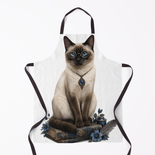 Item preview, Siamese Cat With Glasses designed and sold by VelarisMoon.