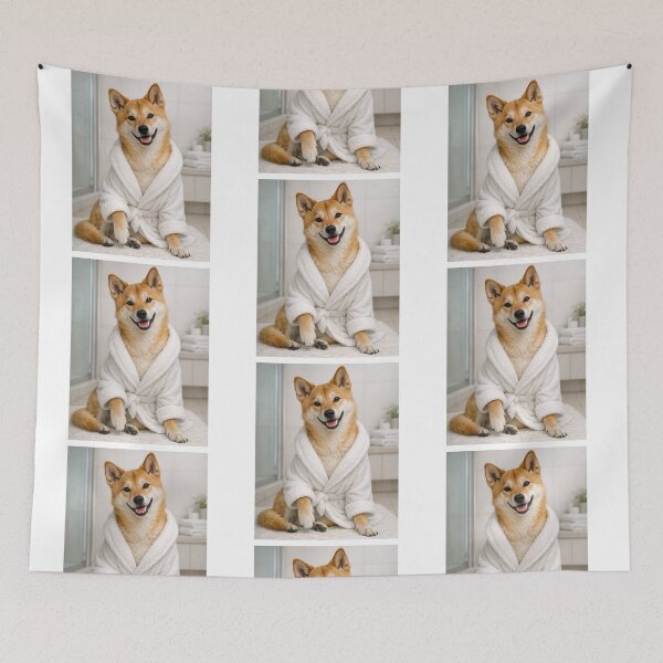 Item preview, Cozy Bathrobe Dingo designed and sold by Sillytoe.