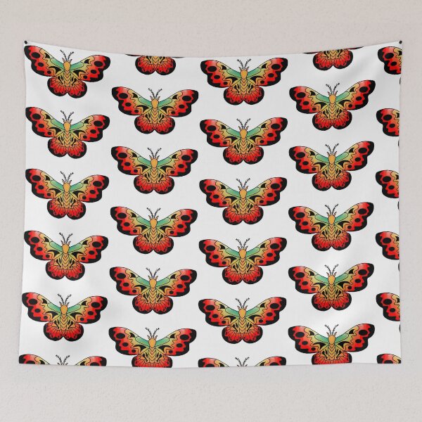 Item preview, psychedlic moth designed and sold by Kaleido Studio.