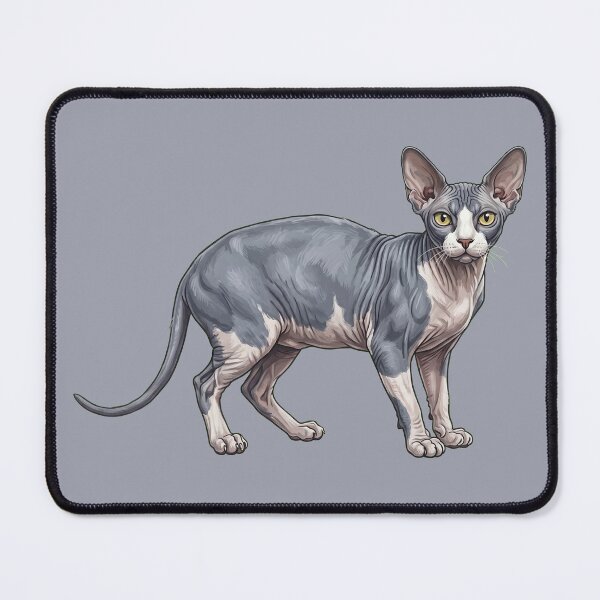Item preview, Cute Hand-Painted Sphynx Cat Illustration designed and sold by SYCESTORE.