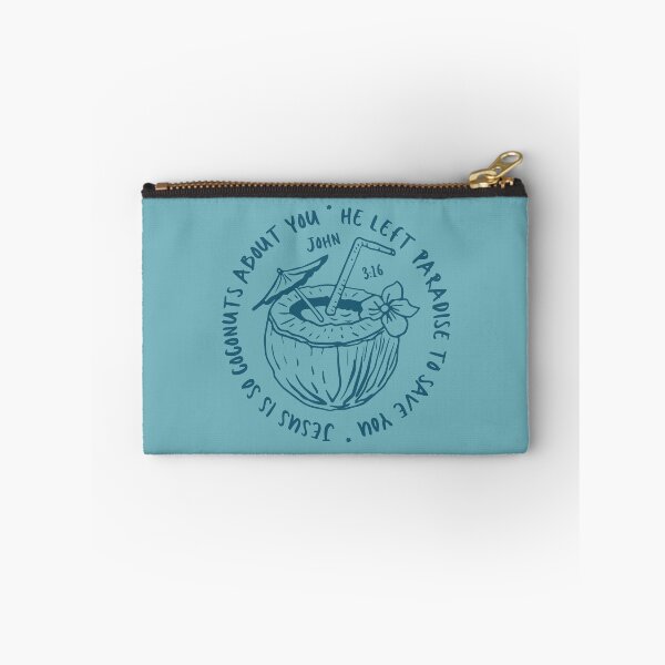 Item preview, Coconuts Jesus Loves and Saves John 3:16 Tropical Beach Summer Paradise designed and sold by Forevermore.
