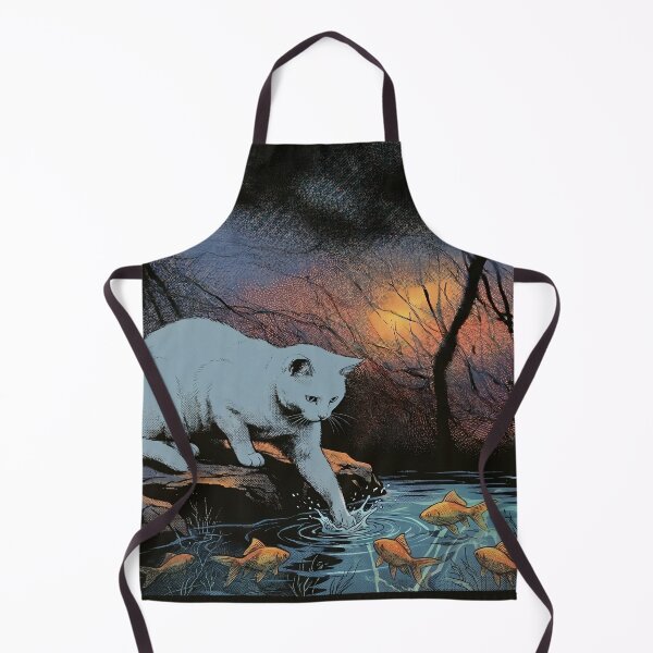 Item preview, cat and goldfish designed and sold by Iacho.