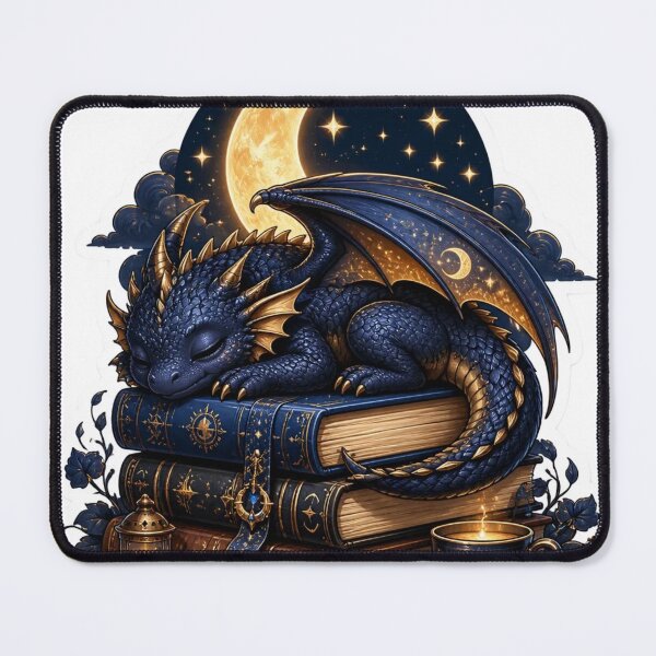 Item preview, Moonlit Book Dragon Reading Nook designed and sold by StickyGuys.