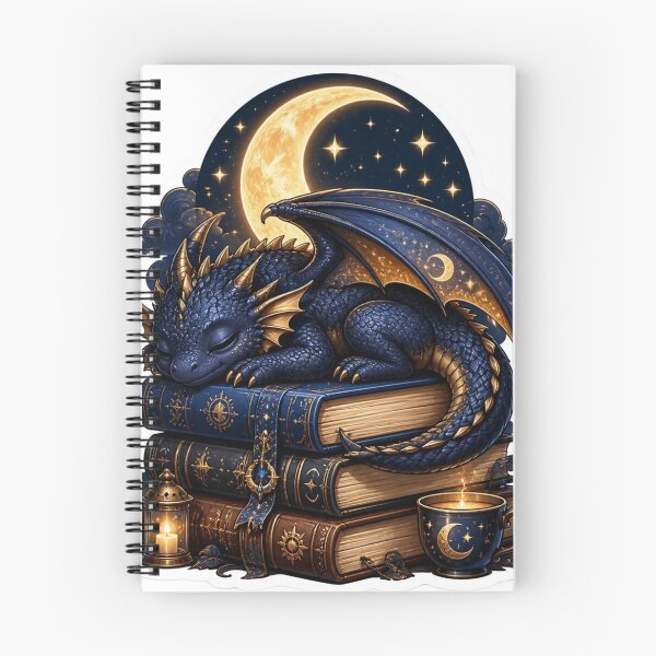Item preview, Moonlit Book Dragon Reading Nook designed and sold by StickyGuys.