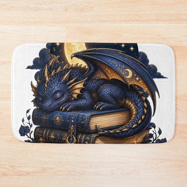 Item preview, Moonlit Book Dragon Reading Nook designed and sold by StickyGuys.