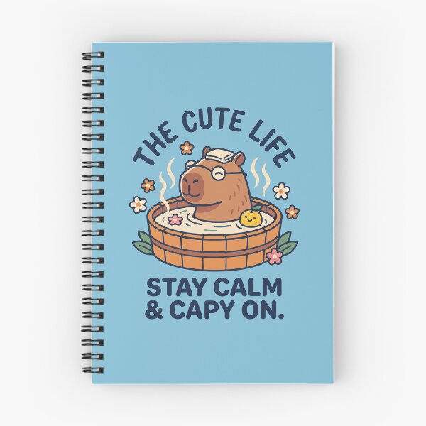 Item preview, Stay Calm & Capy On designed and sold by Amir Faysal.