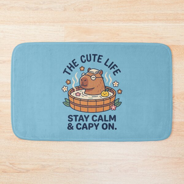 Item preview, Stay Calm & Capy On designed and sold by Amir Faysal.