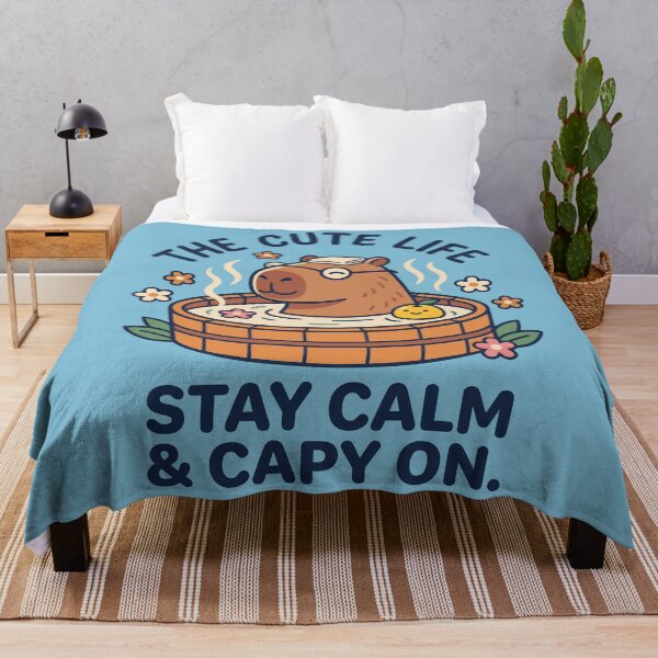 Item preview, Stay Calm & Capy On designed and sold by Amir Faysal.