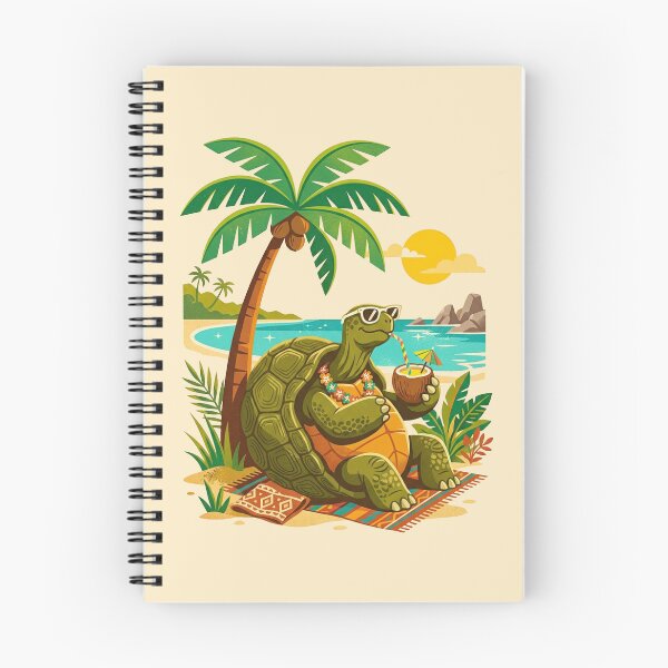 Item preview, Funny Vintage Seychelles Giant Tortoise Beach designed and sold by DuckOddity.