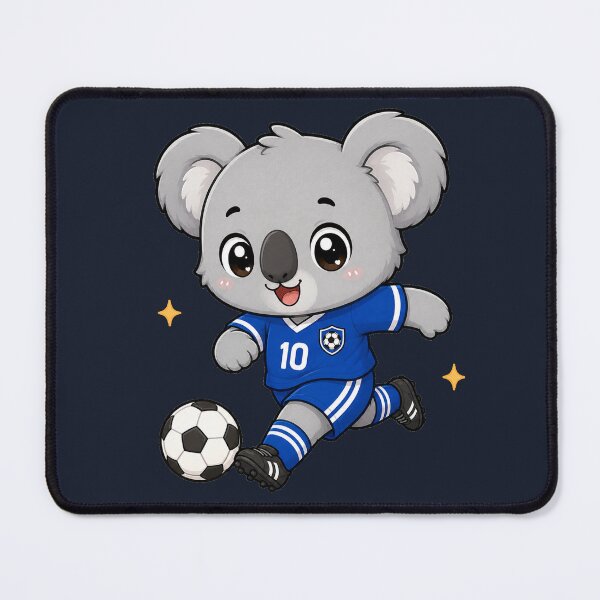 Item preview, Cute Kawaii Soccer Koala Number 10 designed and sold by Seculinator.