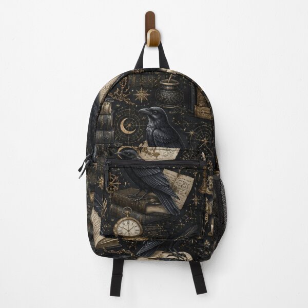 Item preview, Dark Academia Ravens Study Pattern designed and sold by StickyGuys.