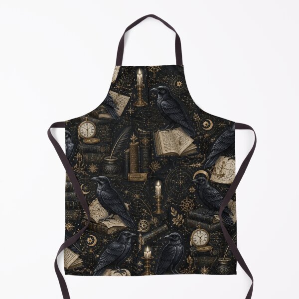 Item preview, Dark Academia Ravens Study Pattern designed and sold by StickyGuys.