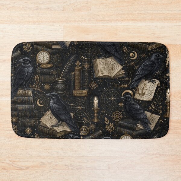 Item preview, Dark Academia Ravens Study Pattern designed and sold by StickyGuys.