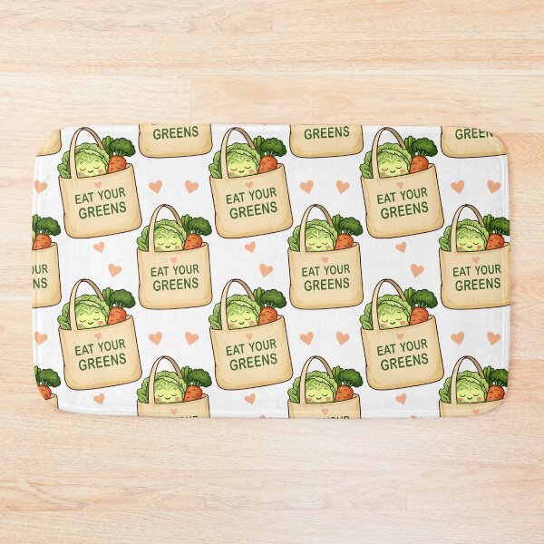 Item preview, Eat Your Greens Cute Veggie Bag designed and sold by tviyluv.