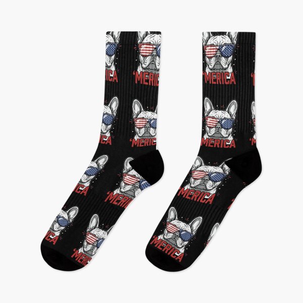Item preview, French Bulldog 'Merica American Patriot Dog Lover Fourth Of July designed and sold by SofenArt.