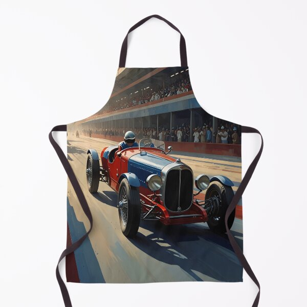 Item preview, Vintage poster of blue 1920 raceing car - fire and ice 3 designed and sold by Museum Of Non-Existing Art.