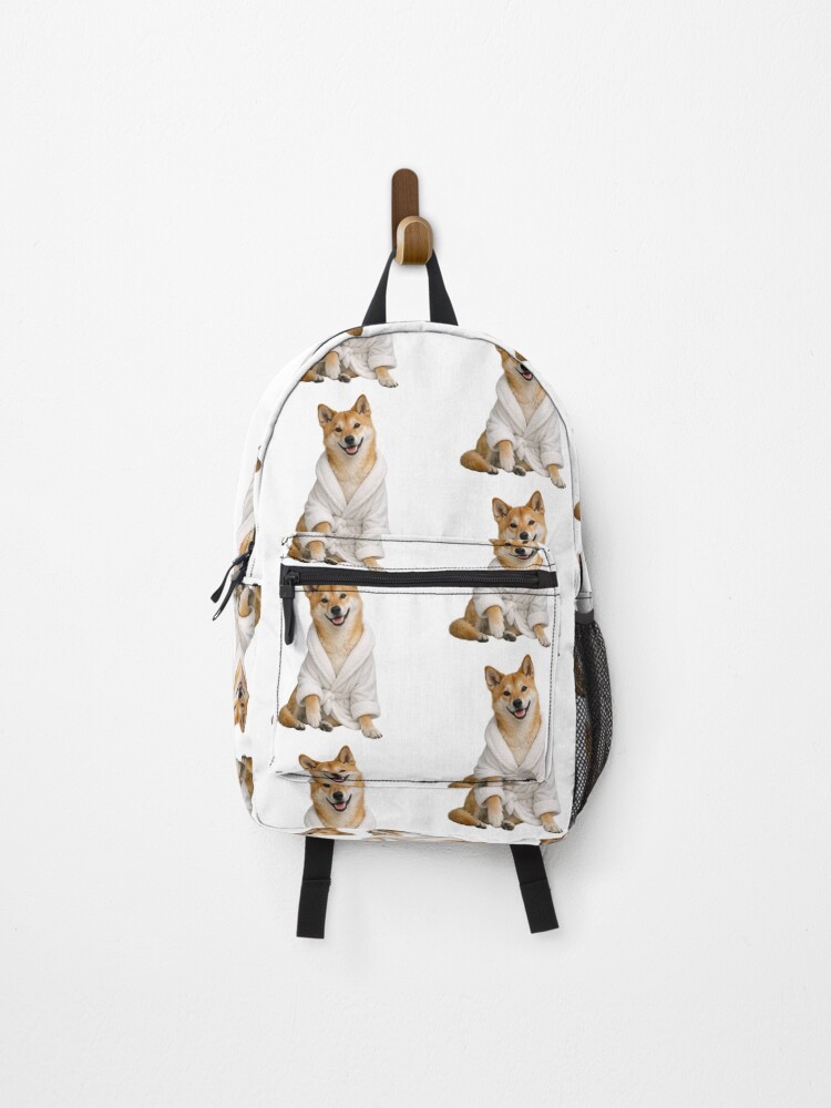 Thumbnail 1 of 3, Backpack, Bathrobe Dingo designed and sold by Sillytoe.