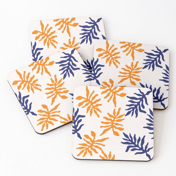 Item preview,  Orange and navy pattern 2 designed and sold by Nesro34.
