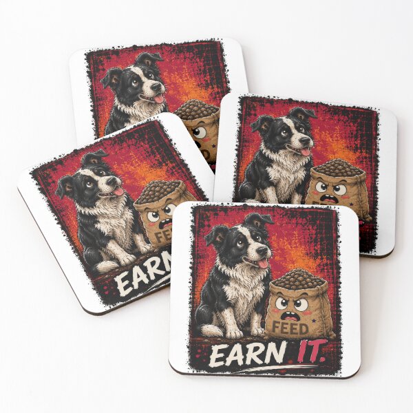 Item preview, Earn It Border Collie Dog Food Funny Border Collie Owner Shirt designed and sold by PINK FREE.