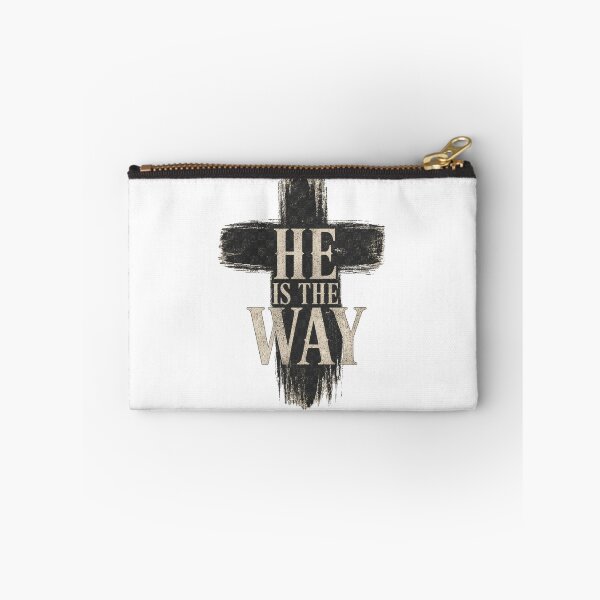 Item preview, He Is The Way Christian Cross Design designed and sold by Illustrated Faith.