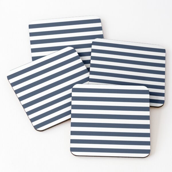 Item preview, Navy Blue and White Stripes Pattern | Classic Nautical Minimalist Design | Timeless Coastal Style designed and sold by MoodLay.