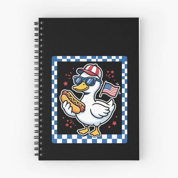 Item preview, Patriotic Duck Hot Dog American Flag Fourth Of July Summer designed and sold by SofenArt.