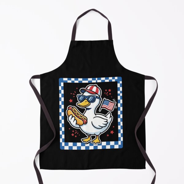 Item preview, Patriotic Duck Hot Dog American Flag Fourth Of July Summer designed and sold by SofenArt.